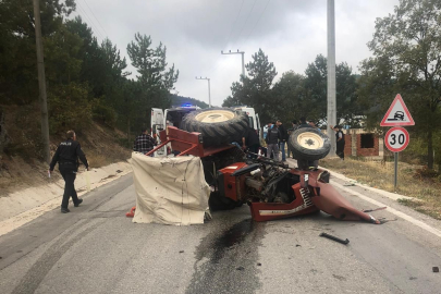 Bursa’da talihsiz kaza! Servisten indirilen öğrenciler traktöre bindi