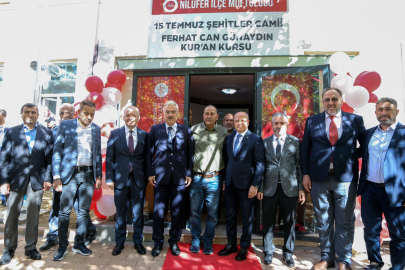 15 Temmuz Şehitler Cami Ferhat Can Günaydın Kur'an Kursu Hizmete Açıldı