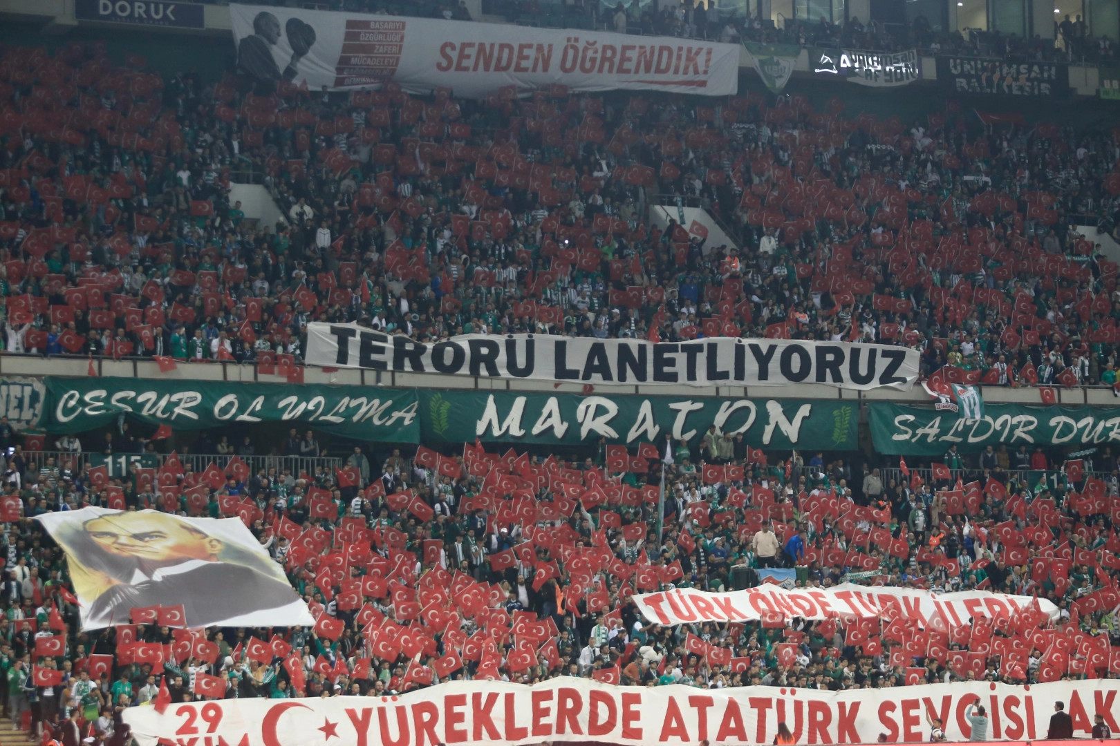 Bursaspor - Belediye Kütahyaspor maçından nefes kesen kareler