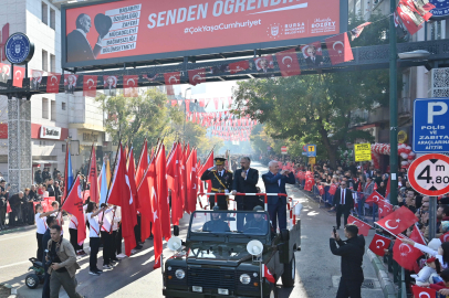 Cumhuriyet Bayramı kutlamaları Bursa'ya çok yakıştı