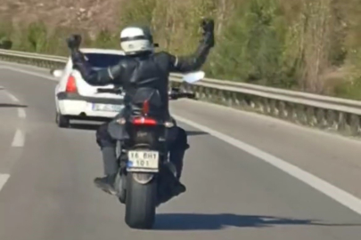 Bursa'da kendini trafikte değil dans pistinde sandı!