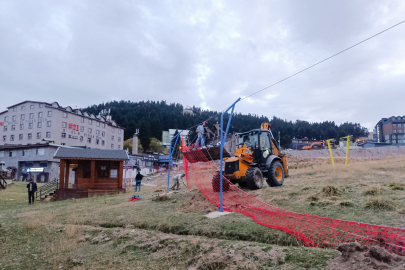 Bursa Uludağ Kayak Merkezi'nde pist güvenliği artırılıyor!