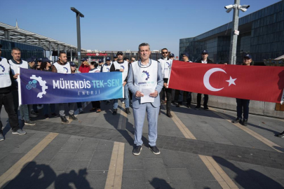 Ağır işlerde çalışan mühendislerden eylem!