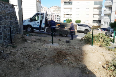 Mudanya’da vatandaşı rahatsız eden alan tel çitle kapatıldı