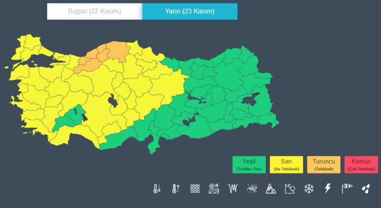 Bursa için sarı uyarı: Sıcaklıklar 18 derece birden düşecek - Bursa Hayat Gazetesi-2