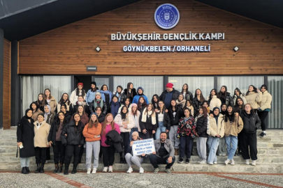 Bursa'da gençler Büyükşehir'in kampıyla moral buldu