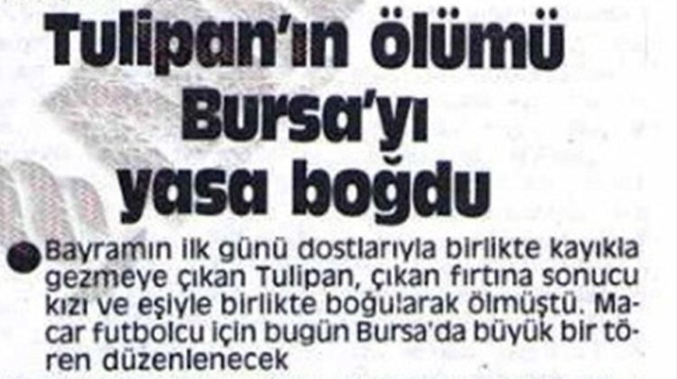 Bursaspor’da bir efsanenin acı hikayesi: Tulipán Mihály-Bursa Hayat Gazetesi-3