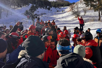 Palandöken'de çığ düştü!