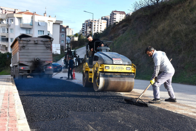 Bursa Gemlik’te ulaşımı kolaylaştıran yol çalışmaları