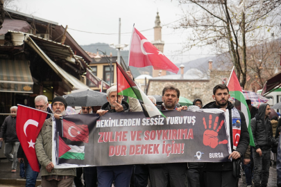 Bursa’da doktorlar Gazze’deki sağlık krizine ses verdi