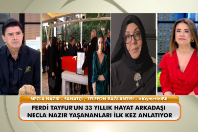 Ferdi Tayfur'un cenazesinde yaşanan gerginlik: Necla Nazır konuştu